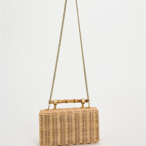 ZARA WOVEN BOX BAG - Picture 5 of 6